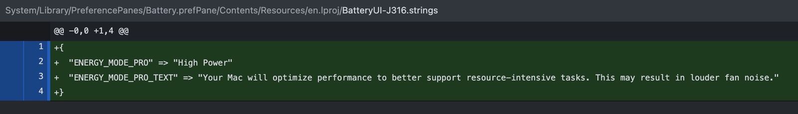 High Power Mode