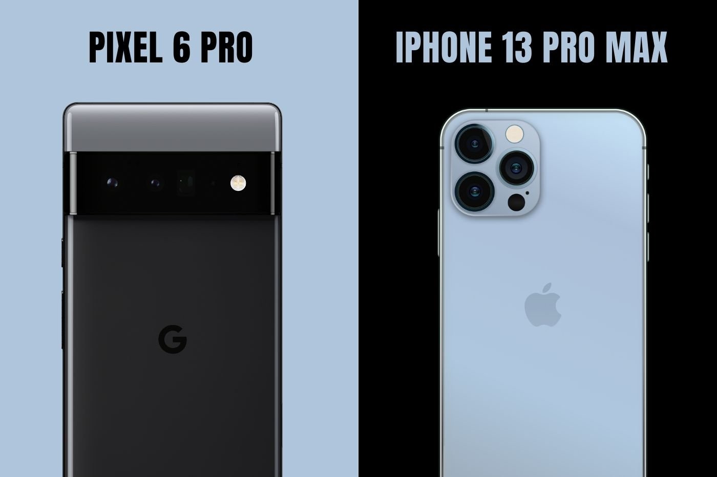 Pixel 6 Pro vs iPhone 13 Pro Max