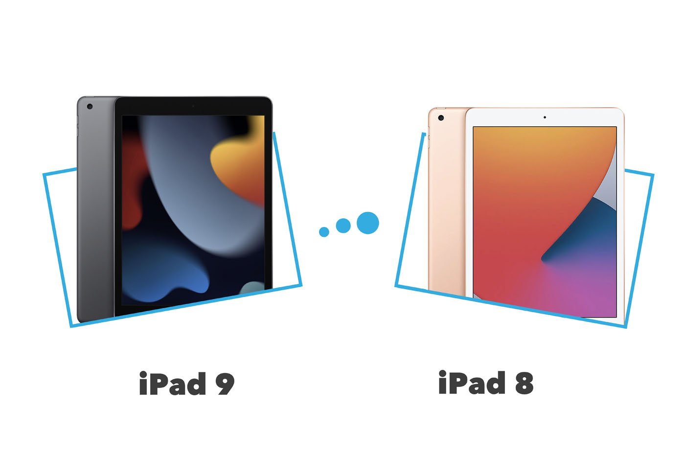 comparatif et différences iPad 9 vs iPad 8