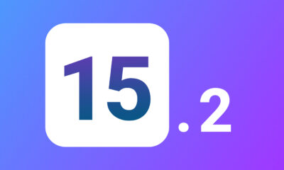 iOS 15.2 fond violet