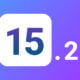 iOS 15.2 fond violet