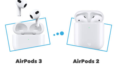 Comparatif AirPods 2 vs AirPods 3 (différences)