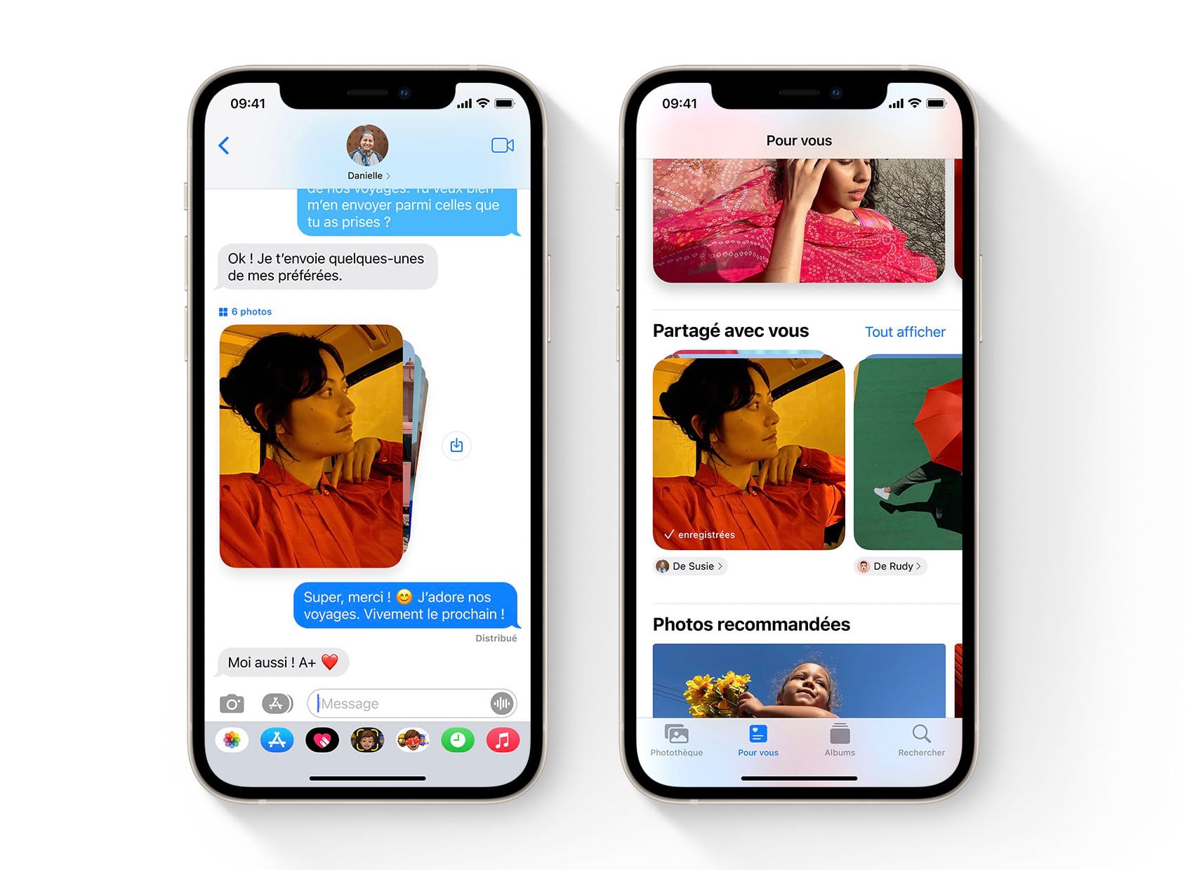 nouveautés Messages iOS 15