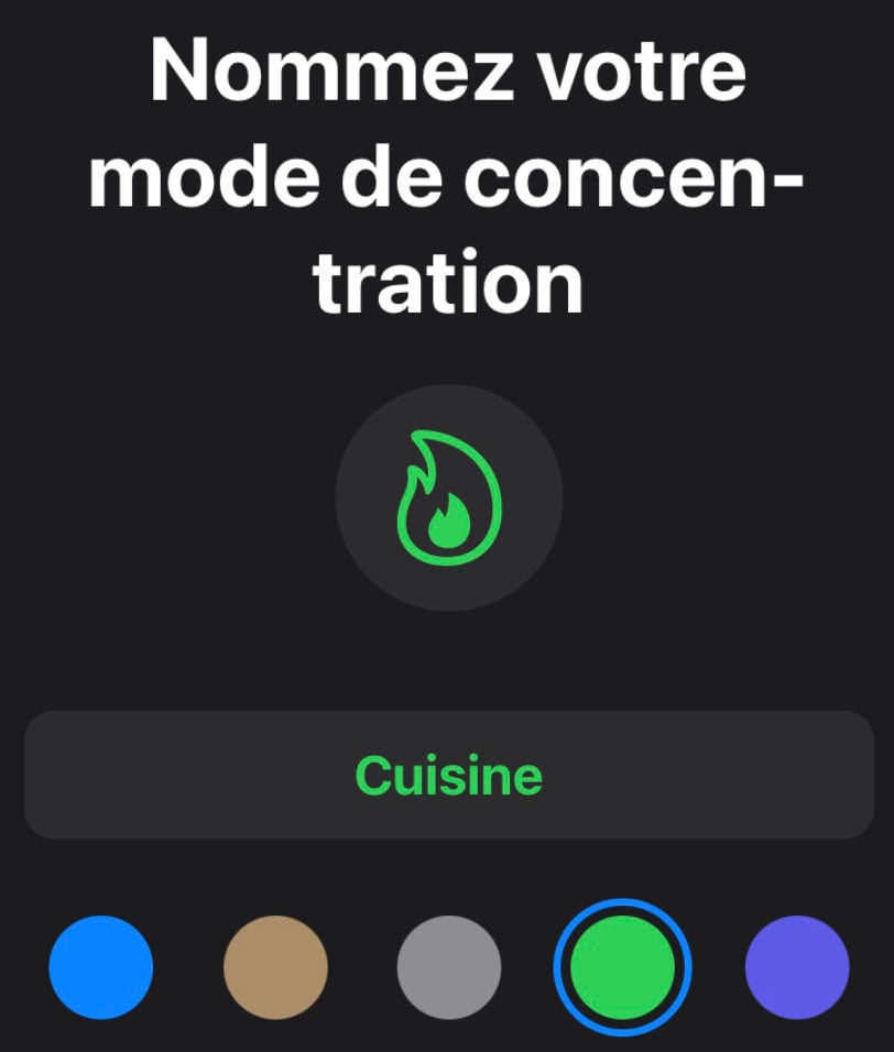 Concentration mode tutorial iOS 15