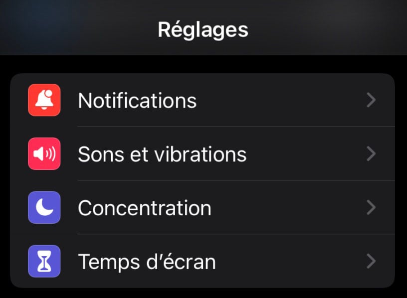 Concentration mode tutorial iOS 15