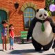 Panda et enfants dans la série Eau-paisible sur Apple TV+
