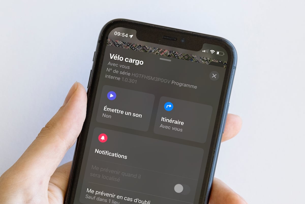 AirTag app Localiser