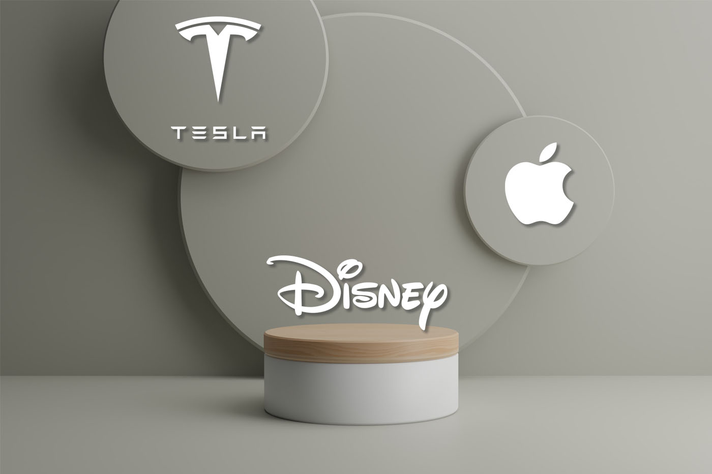 Apple Disney Tesla