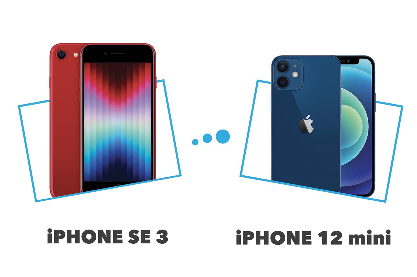 iPhone 12 mini vs iPhone SE 3e génération : comparatif et différences