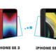 Comparatif iPhone SE 2 vs iPhone SE 3