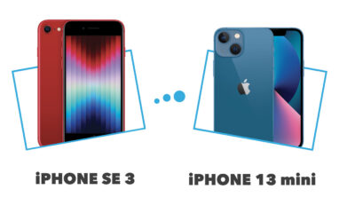 Comparatif iPhone SE 3 vs iPhone 13 mini © iPhon.fr