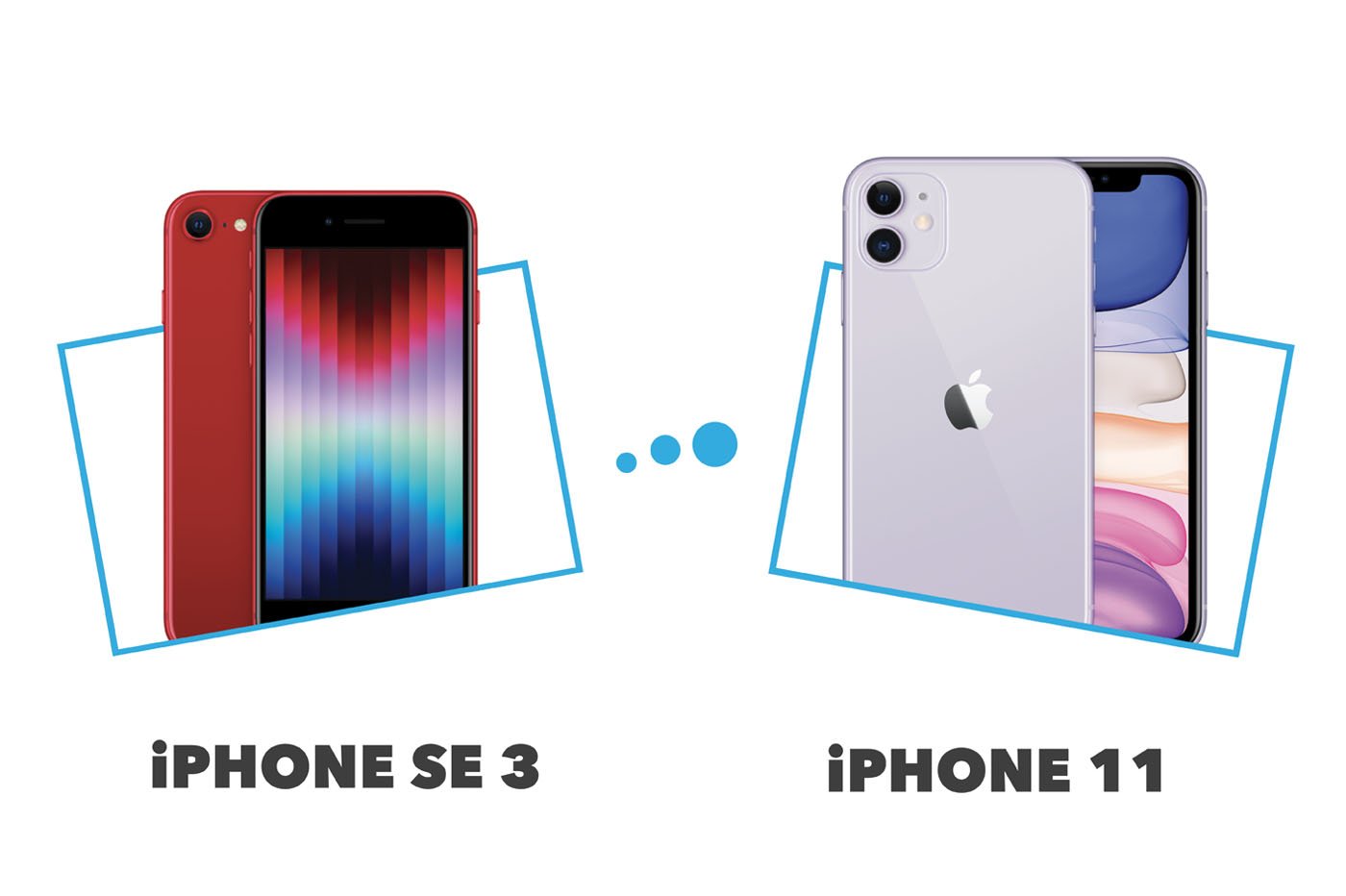 Comparación y diferencias iPhone 11 vs iPhone SE 3
