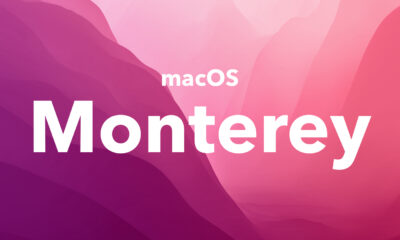macOS Monterey version 12.4 fond rose