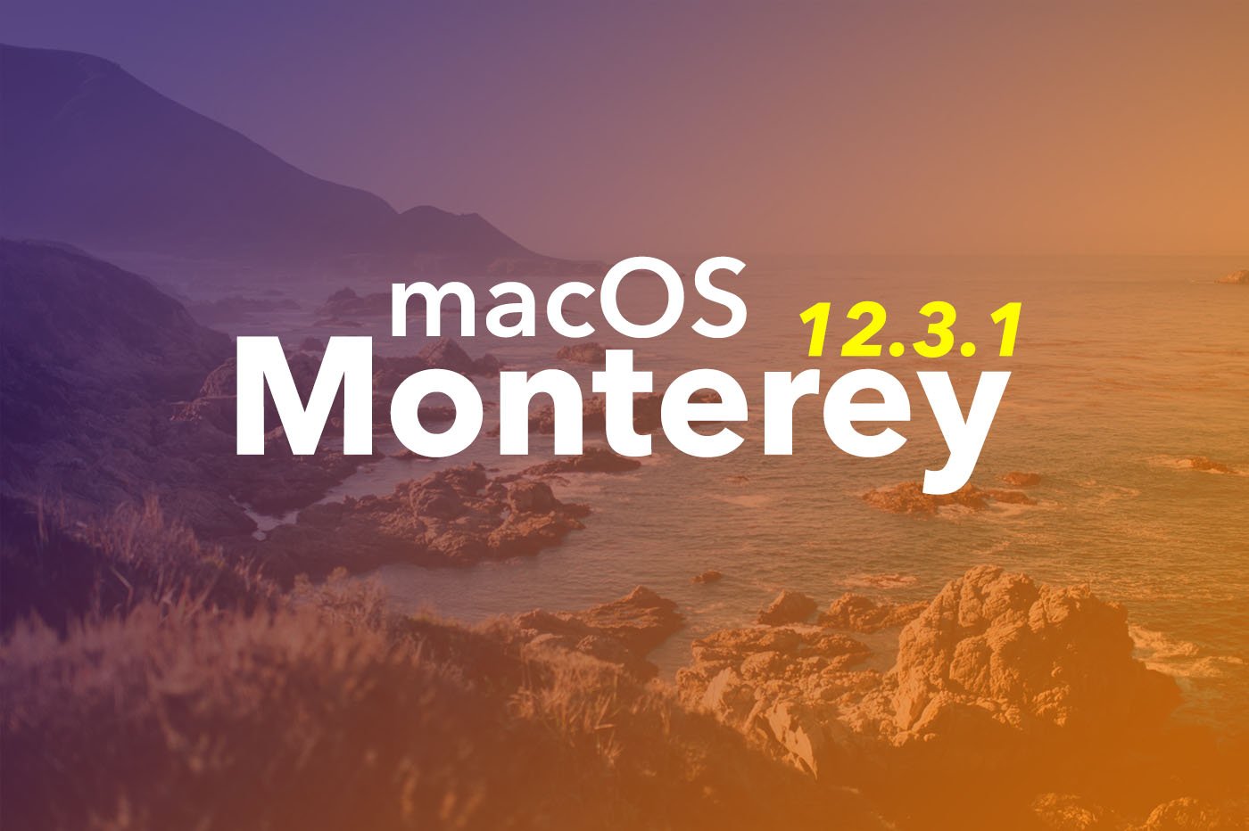 macOS Monterey 12.3.1