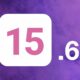 iOS 15.6 fond violet