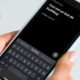 Clavier SwiftKey sur l'application Notes sur iPhone