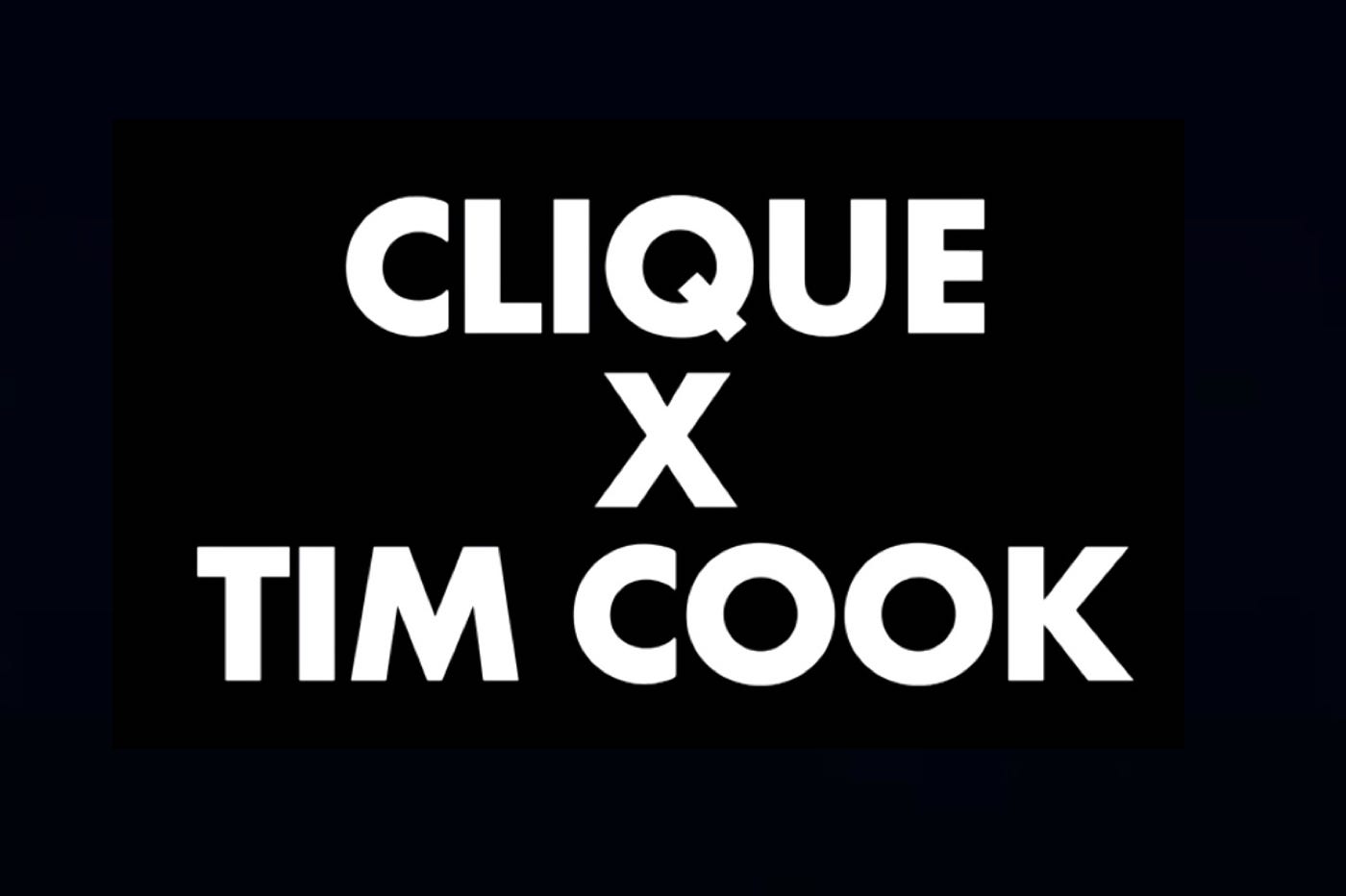 Clique interview Tim Cook