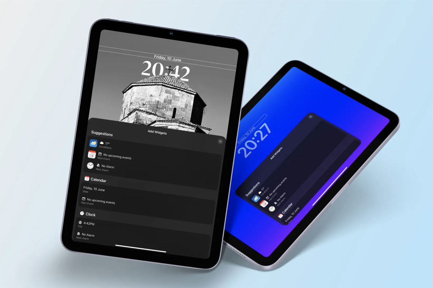 iPadOS 16 écran verrouillé