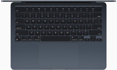 MacBook Air M2 vue clavier