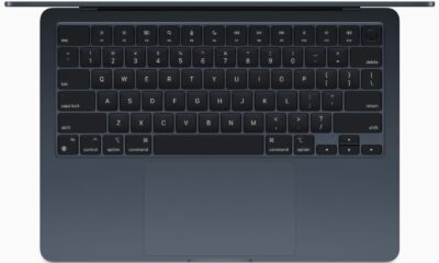 MacBook Air M2 vue clavier