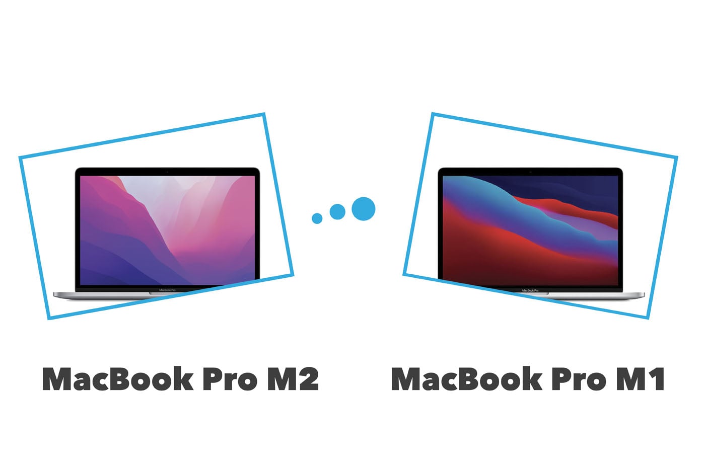 comparatif MacBook Pro M1 vs MacBook Pro M2