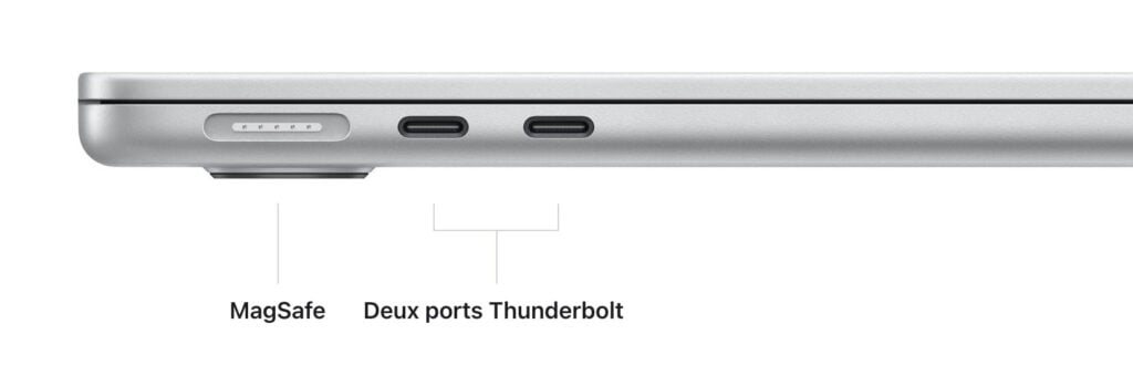 MacBook Air M2 caractéristiques techniques