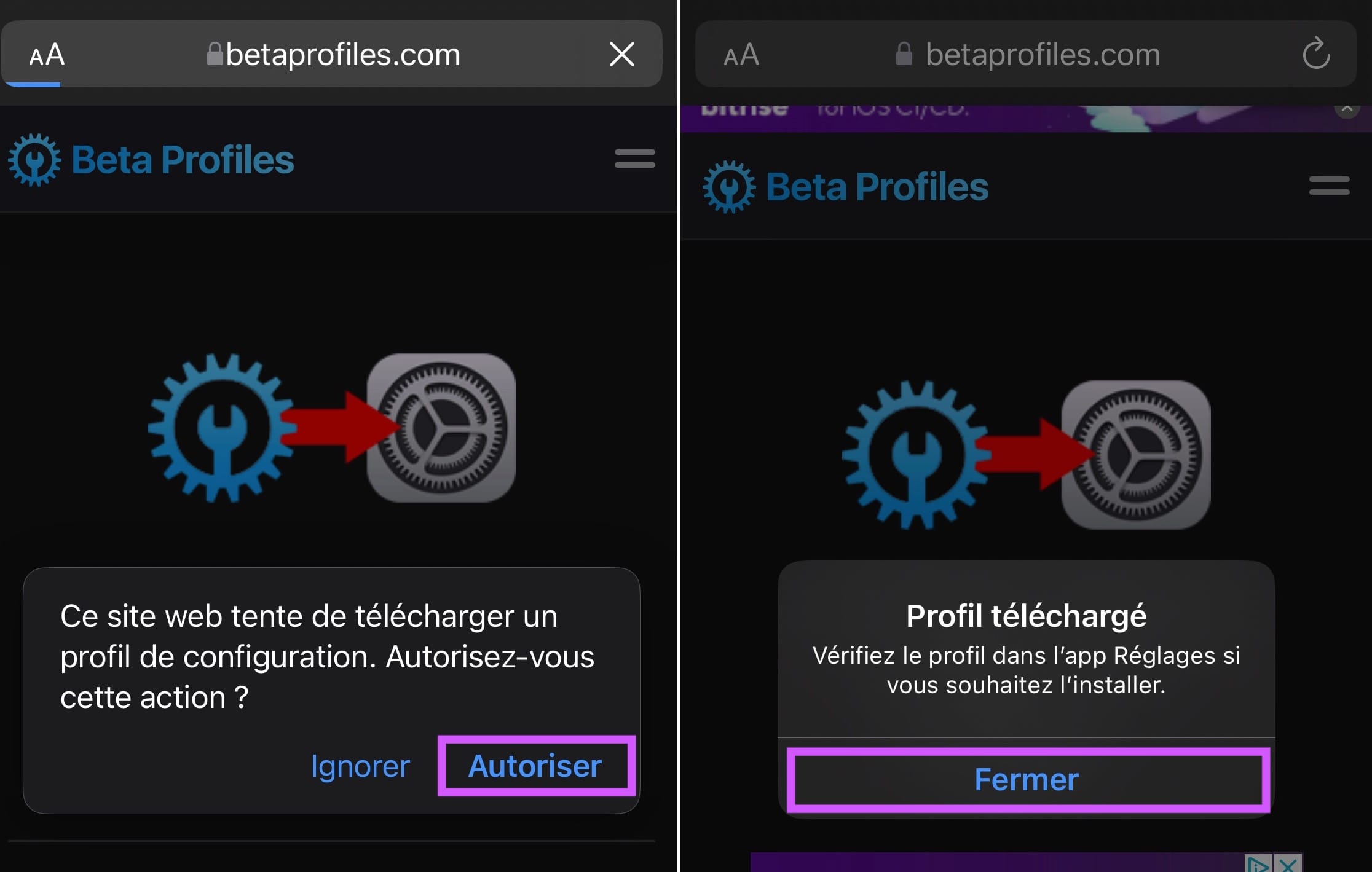 Install iOS Developer Beta Profile