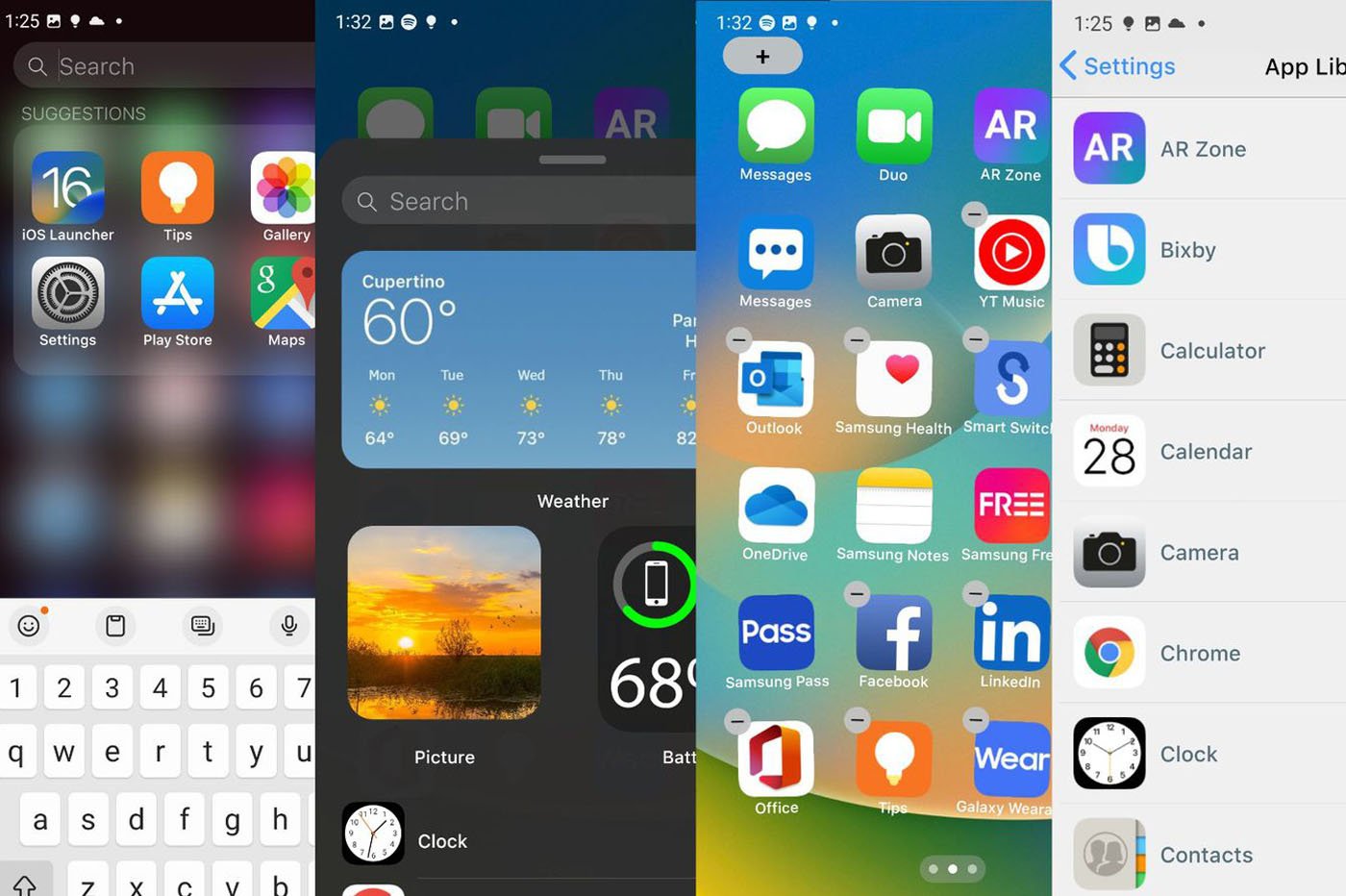 iOS 16 launcher Android