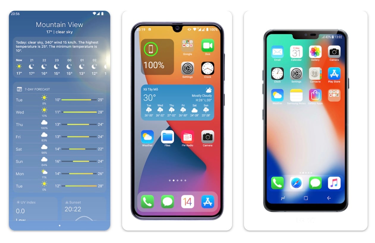 iOS 16 launcher Android