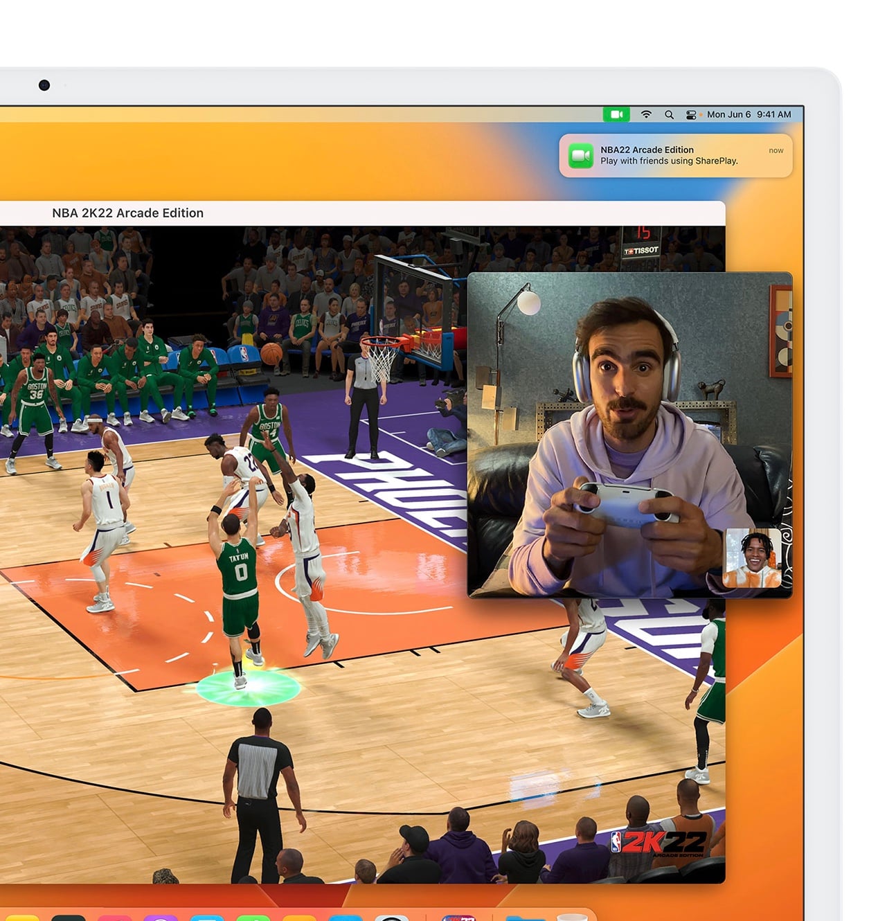 SharePlay jeux macOS Ventura