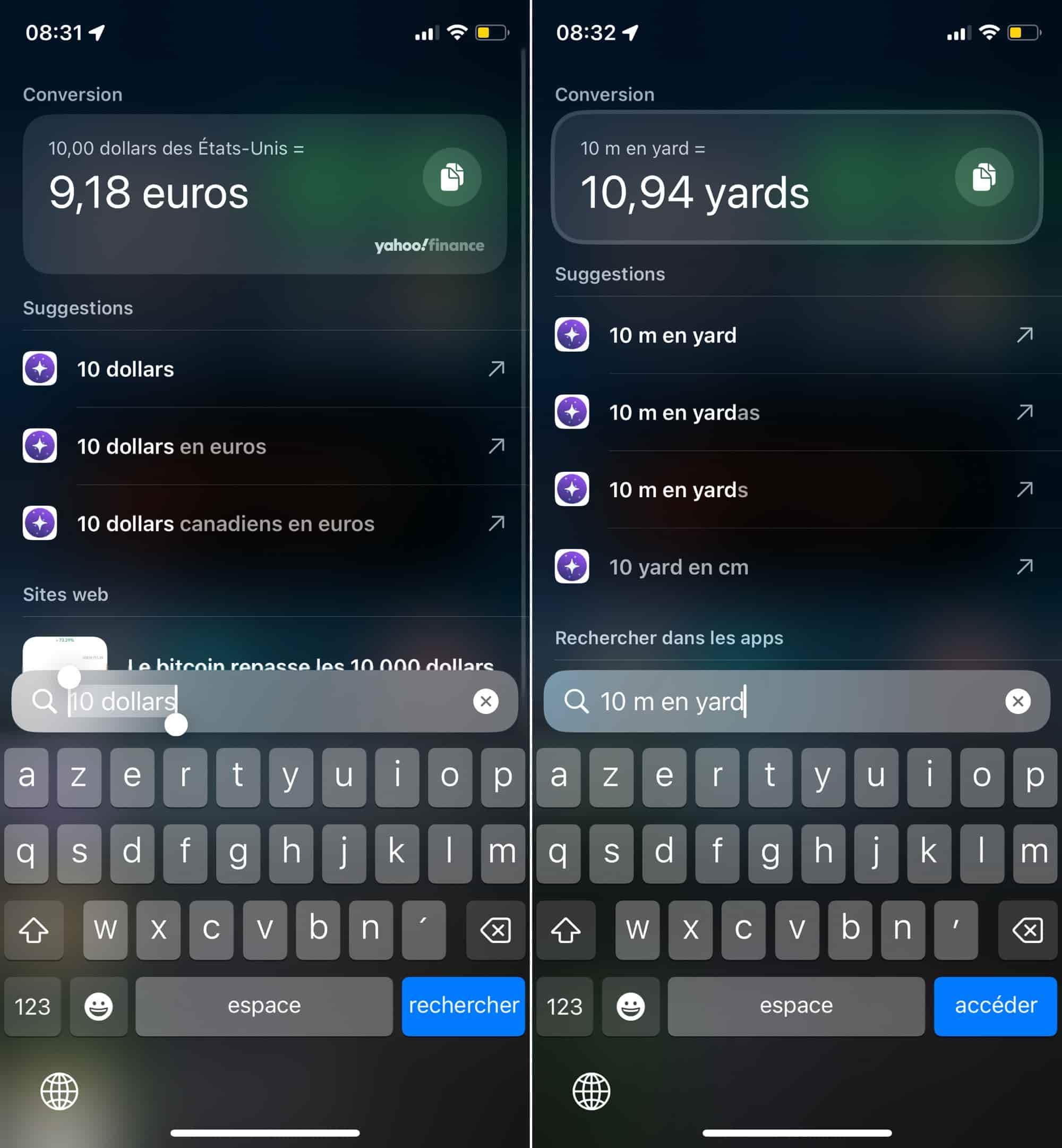 Spotlight conversions