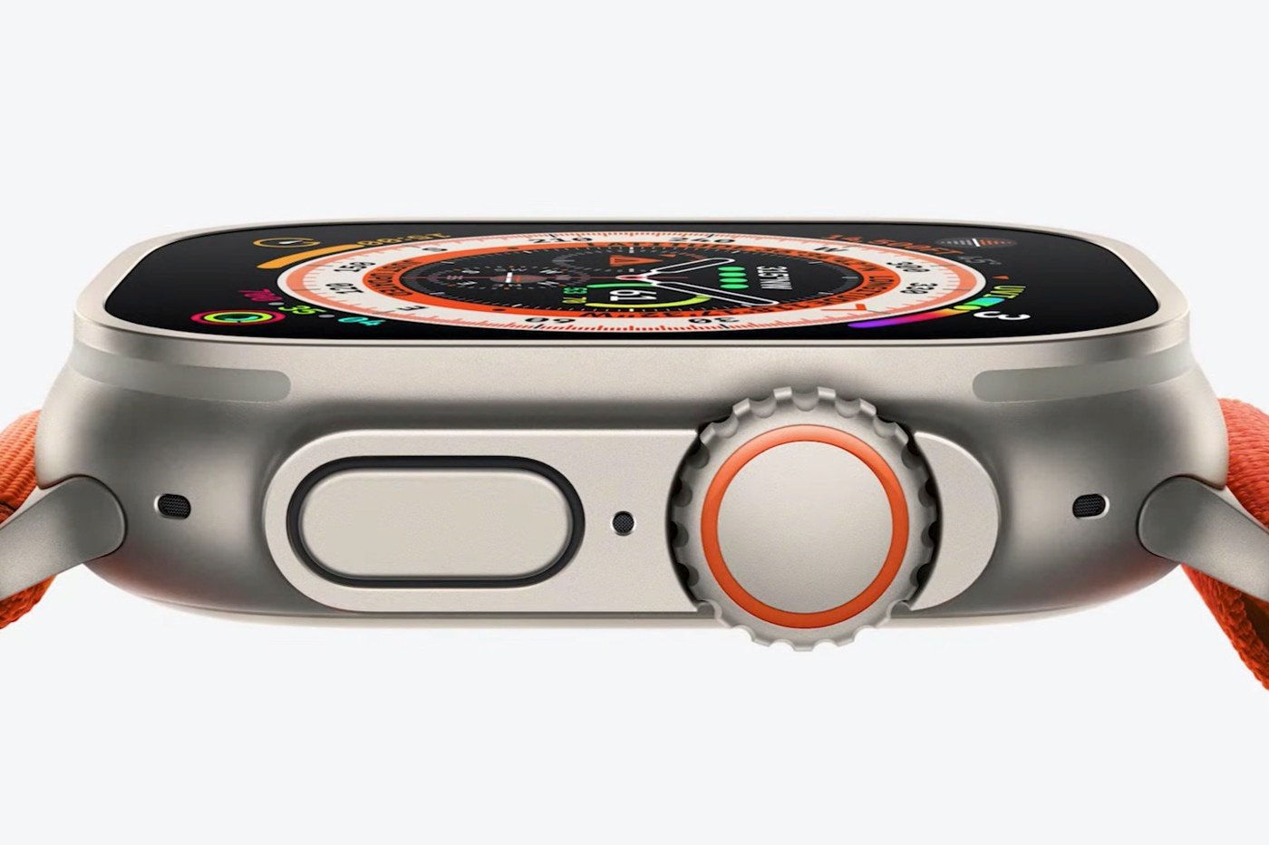Apple Watch Ultra vue de profil