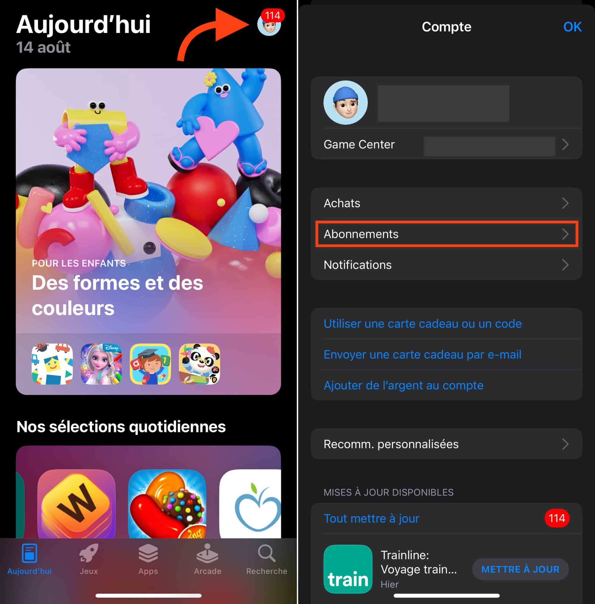 S'abonner à Apple One
