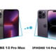 Comparatif iPhone 13 Pro Max VS iPhone 14 Pro Max