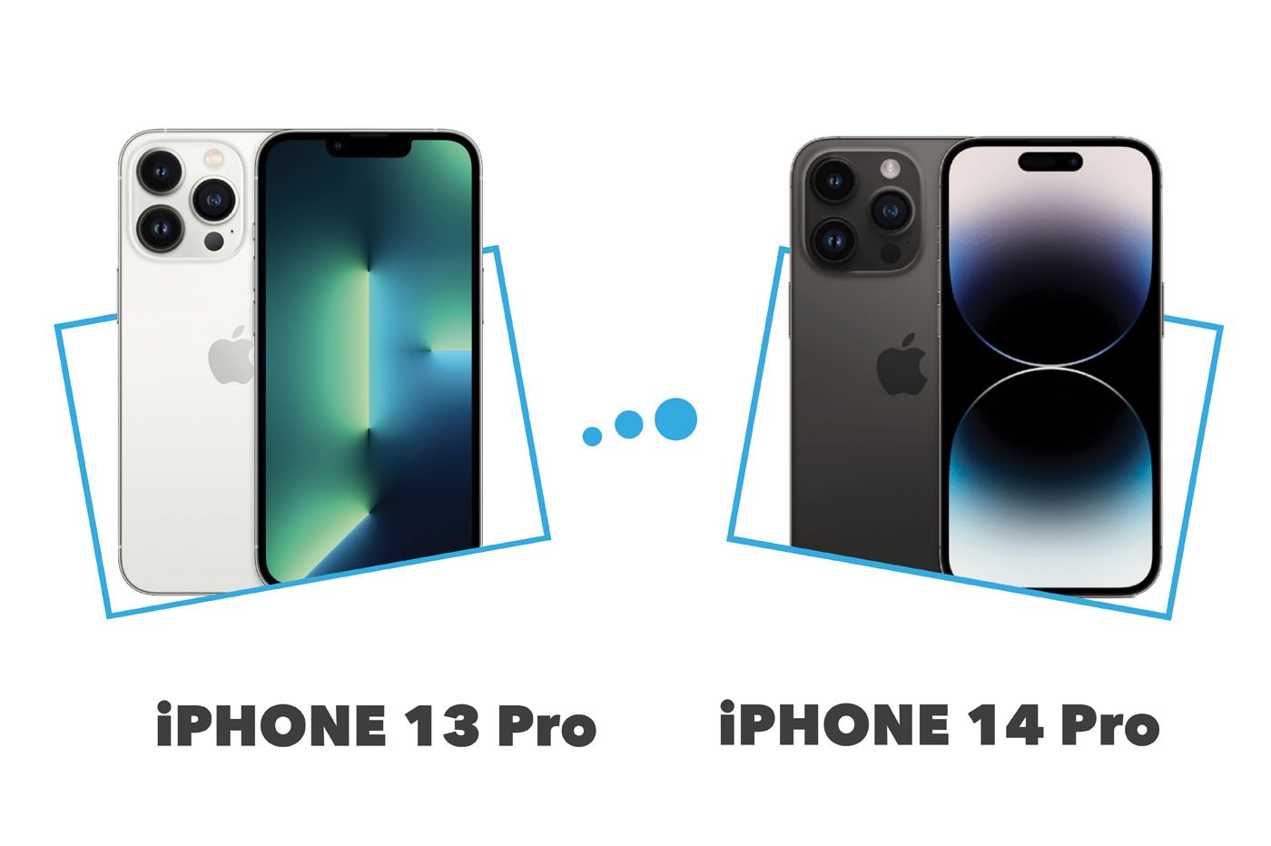 مقایسه آیفون 14 Pro vs iPhone 13 Pro