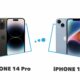 Comparatif iPhone 14 vs 14 Pro