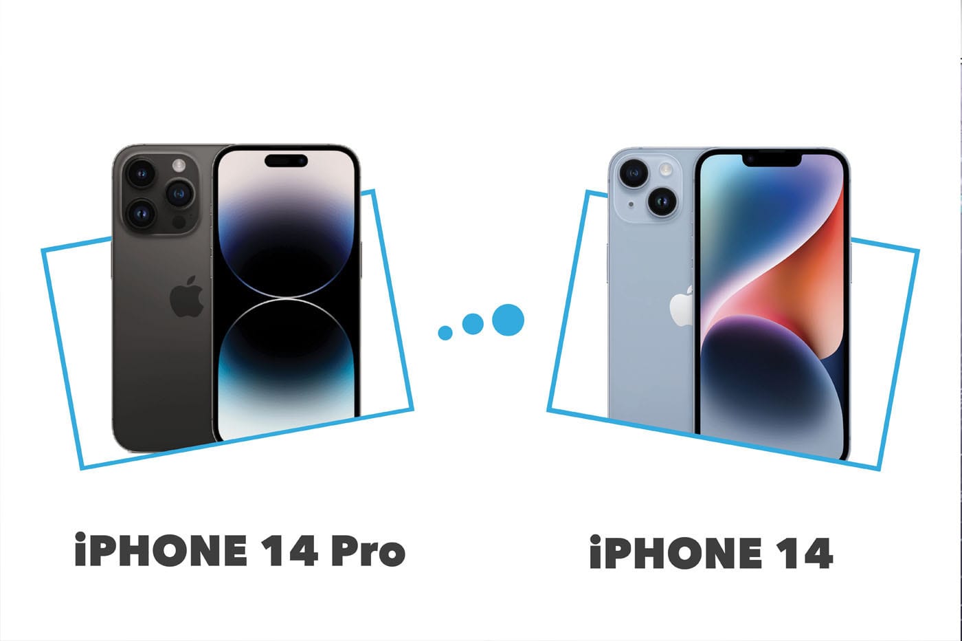 Comparatif iPhone 14 vs 14 Pro