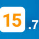 iOS 15.7 fond bleu