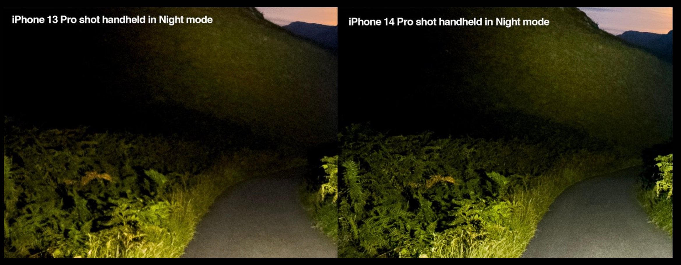 iPhone 14 Pro mode Nuit