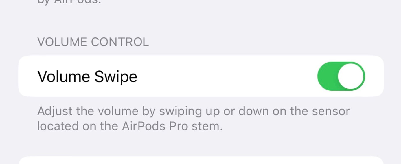 AirPods Pro 2 touch control