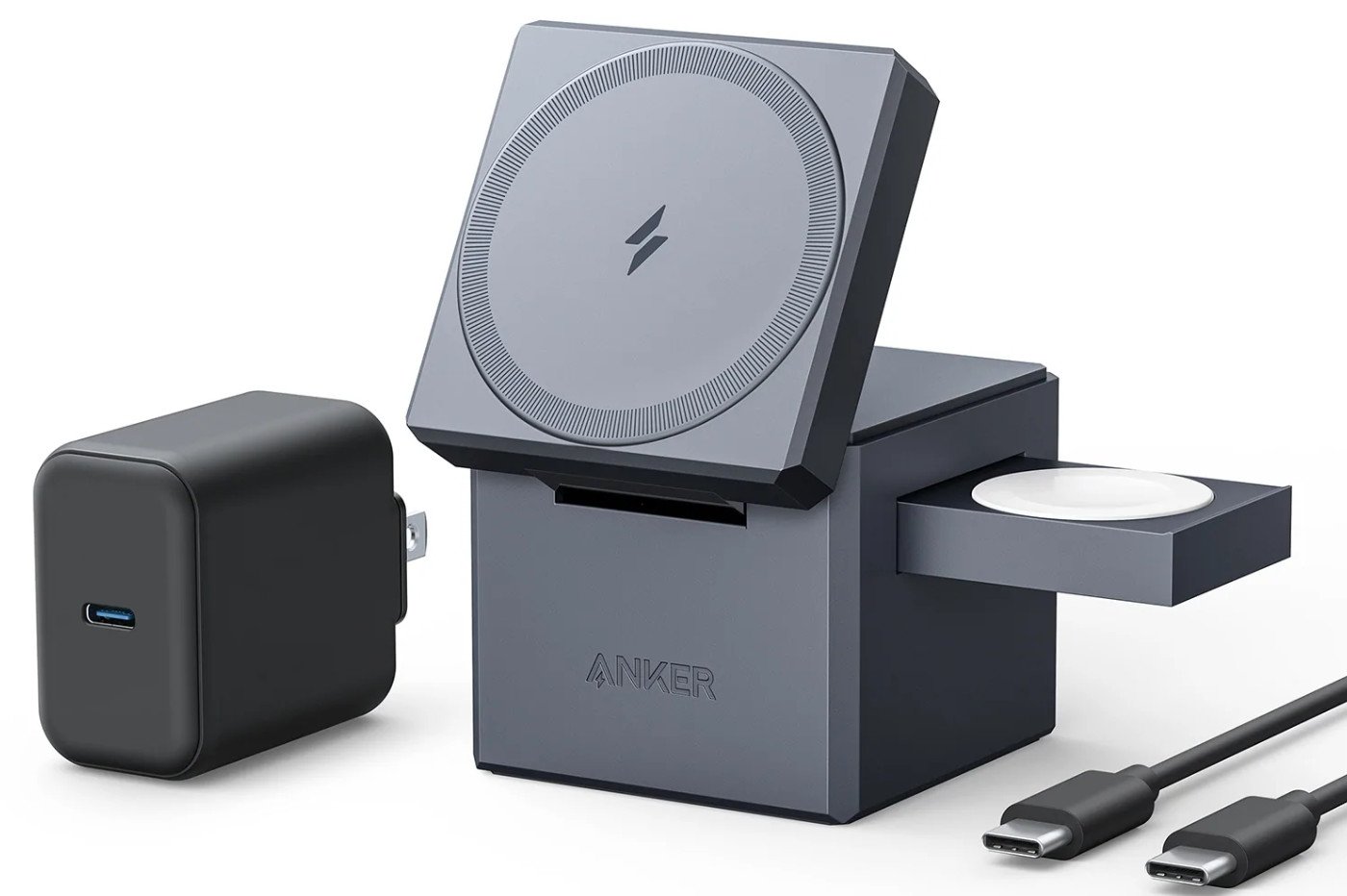 Anker fait renaître l'AirPower avec son cube de recharge 3 en 1