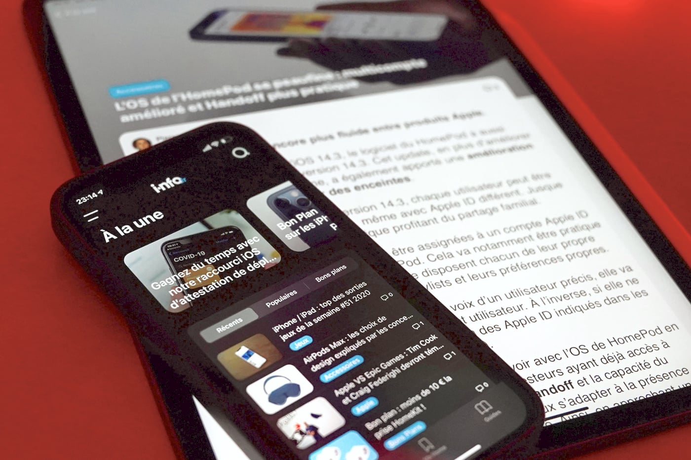 Application i-nfo.fr pour iPhone et iPad