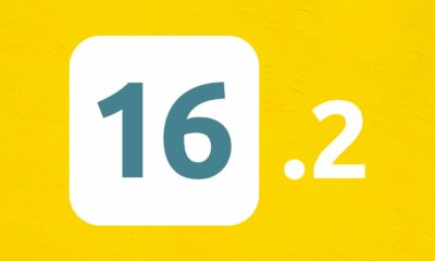 iOS 16.2 fond jaune