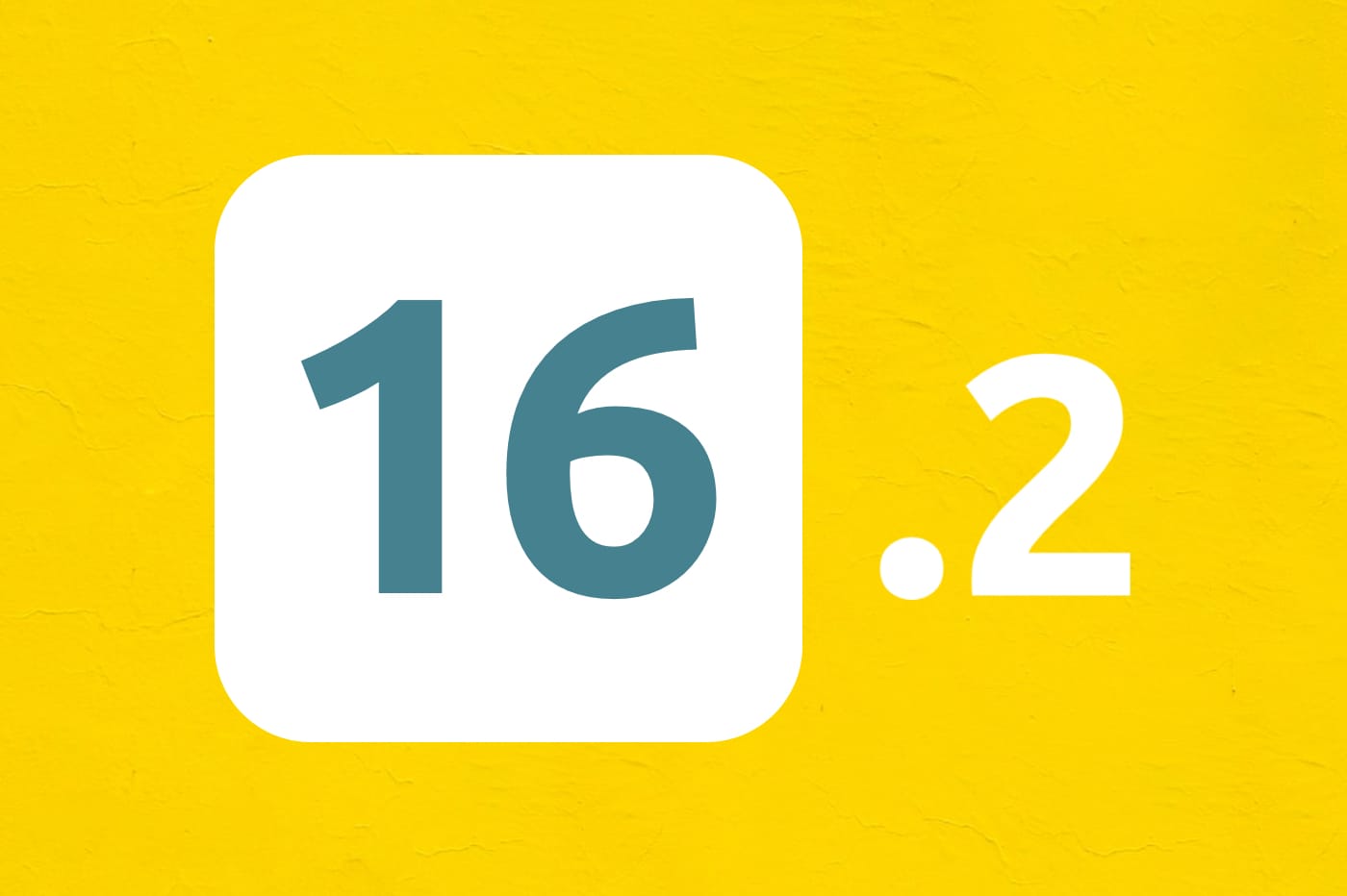iOS 16.2 fond jaune