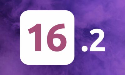 iOS 16.2 fond violet