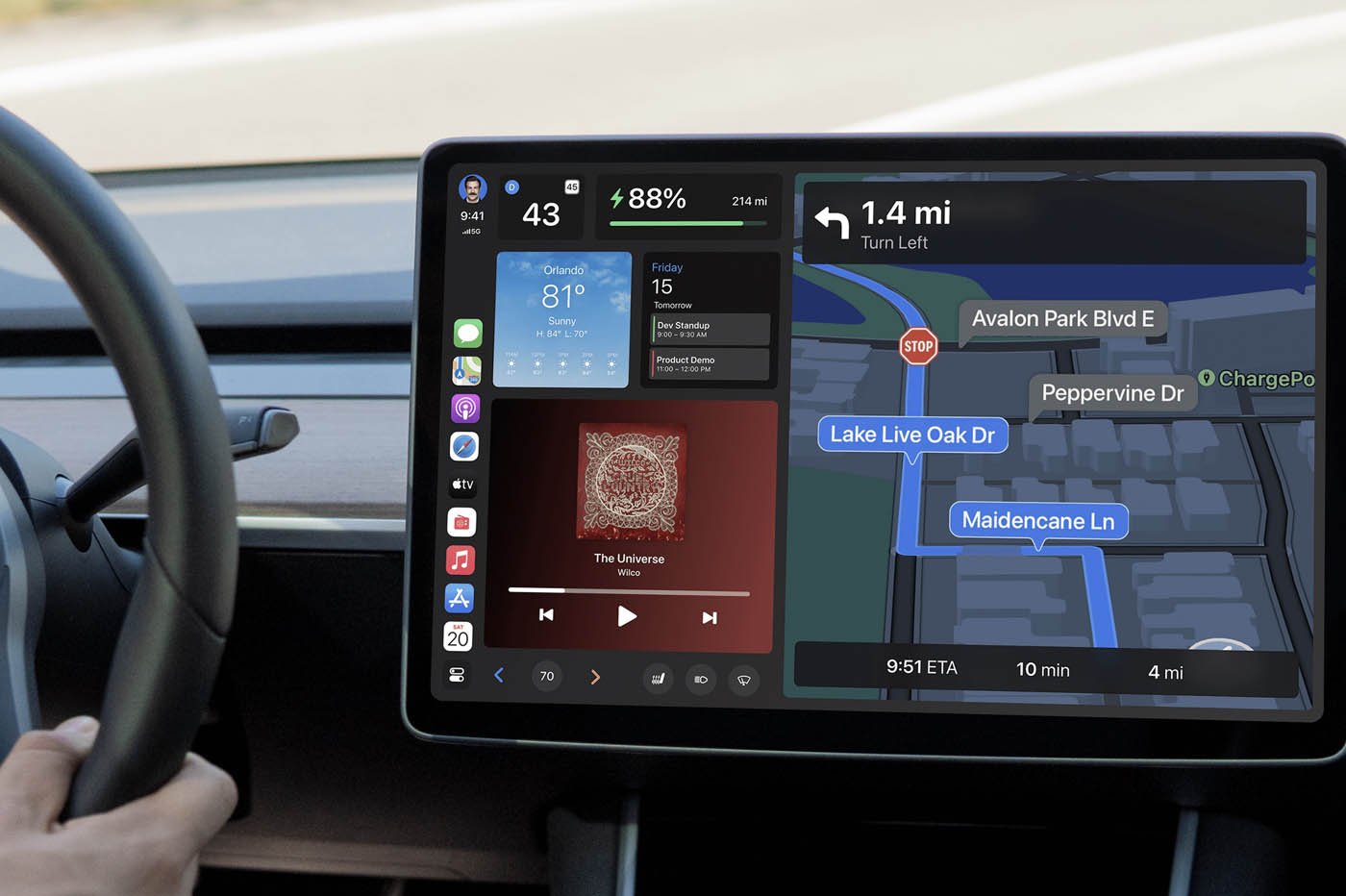 CarPlay Tesla
