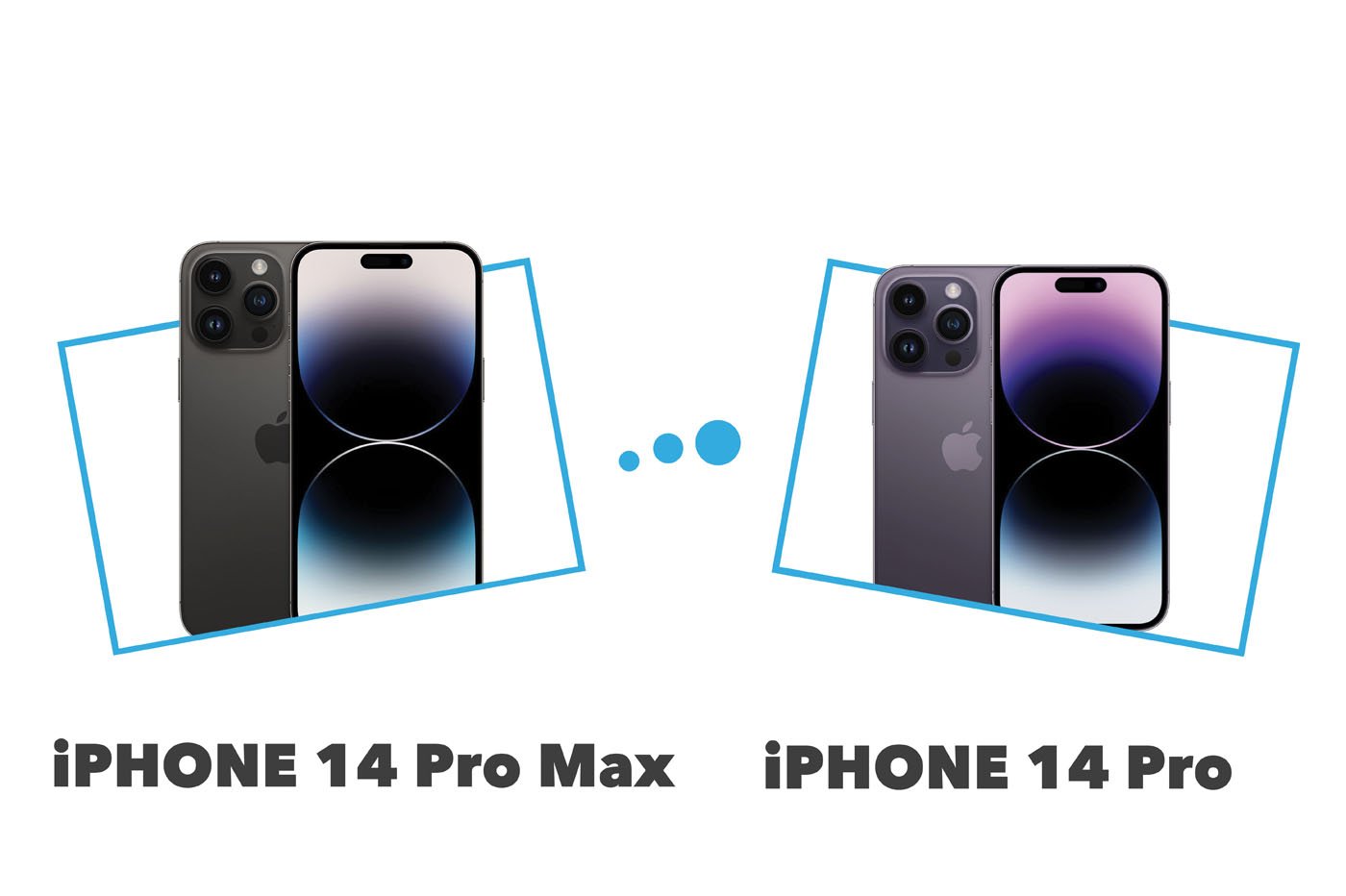 iPhone 14 Pro VS iPhone 14 Pro Max : comparatif et différences