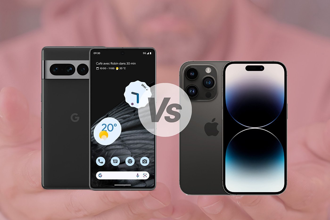 comparatif photo Google Pixel 7 Pro VS iPhone 14 Pro