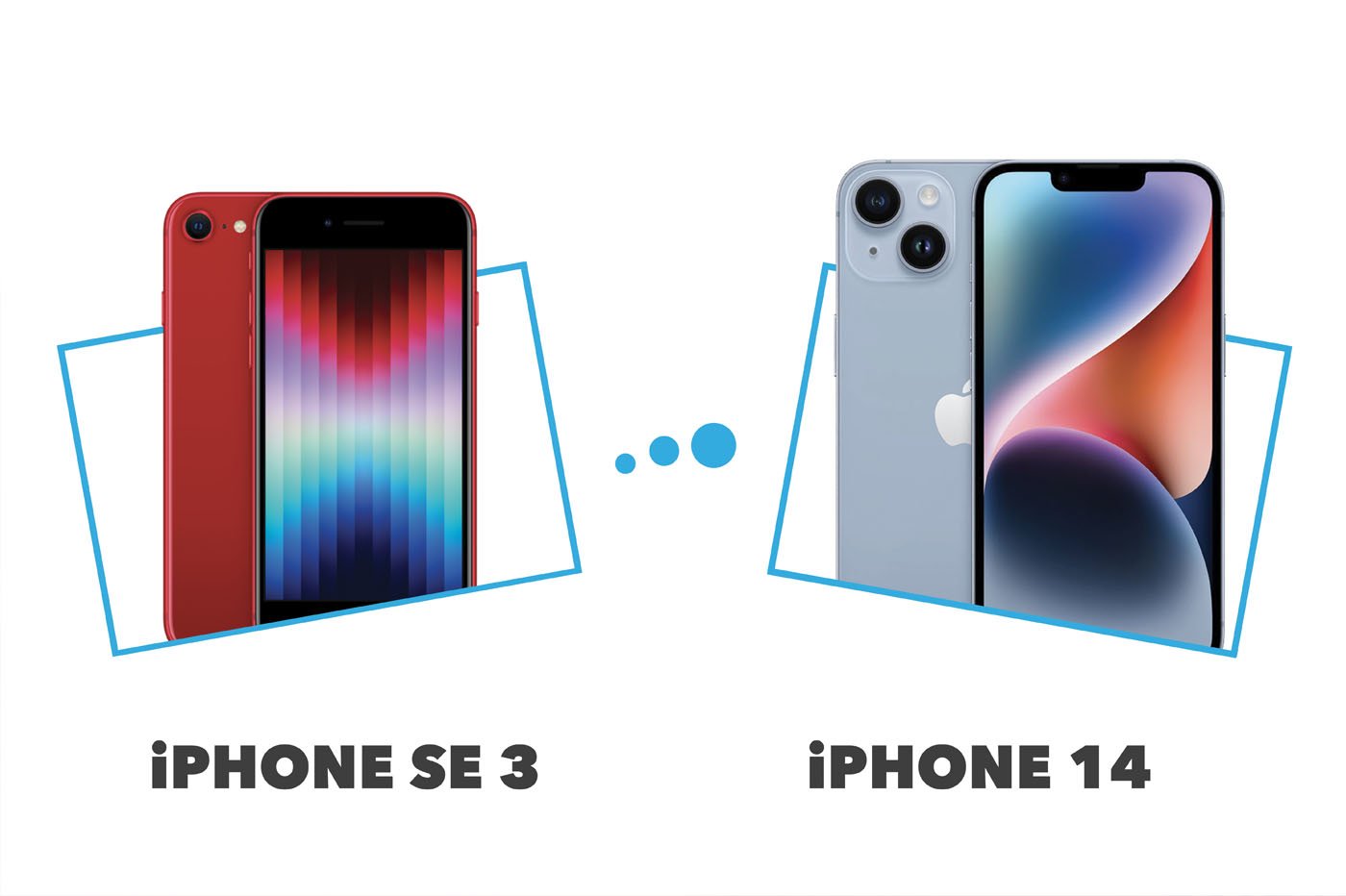 iPhone SE de troisième génération VS iPhone 14