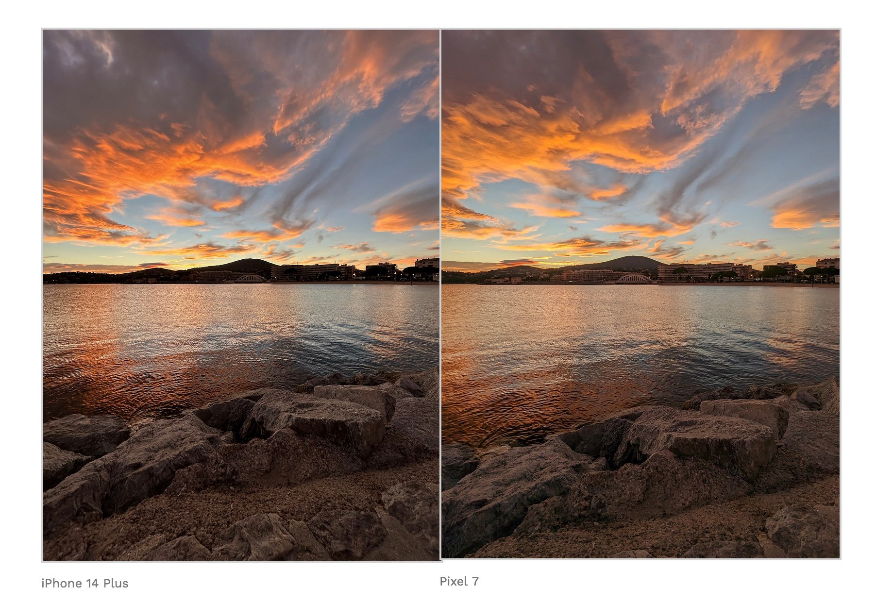 Pixel 7 VS iPhone 14 basse luminosité